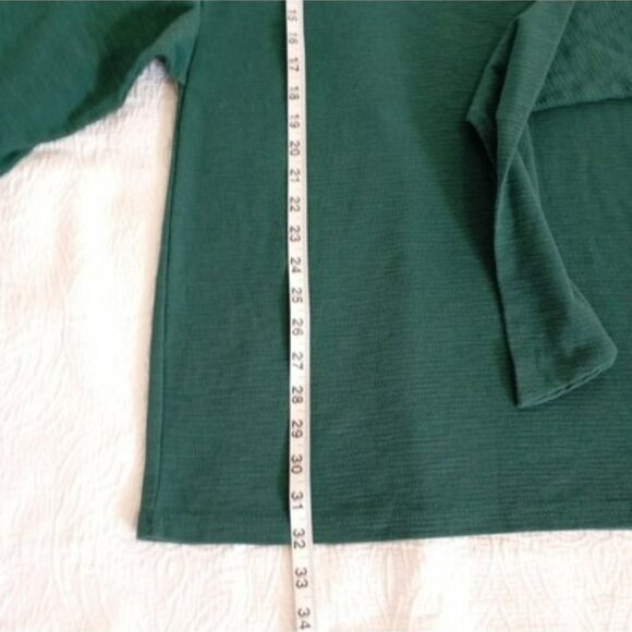 R. Vivimos Dress Green Long-Sleeve With Tie Waist Detail Size L (12/14) - Picture 7 of 11